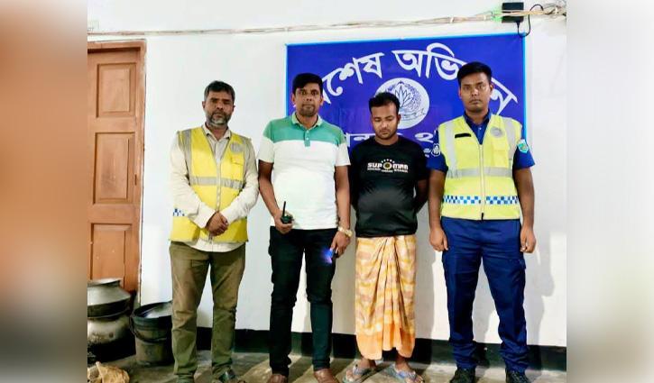 মান্দায় ১৫০ লিটার চোরাইমদ উদ্ধার, গ্রেপ্তার ১ - Chief TV