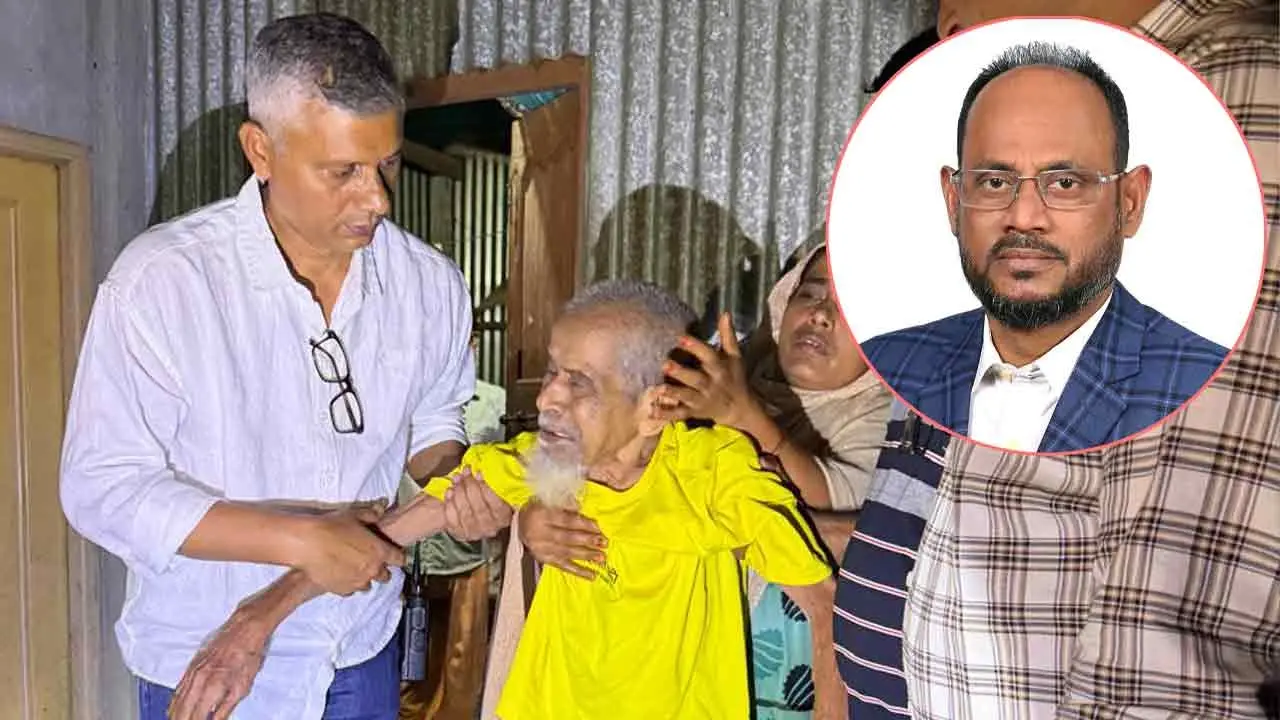 বৃদ্ধকে রাস্তায় ফেলে গেল স্বজনরা, উদ্ধার করে দায়িত্ব নিলেন প্রতিমন্ত্রী টুকু