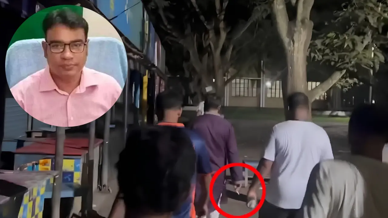 সিগারেট হাতে মাদকবিরোধী অভিযানে ইবি প্রক্টর - Chief TV