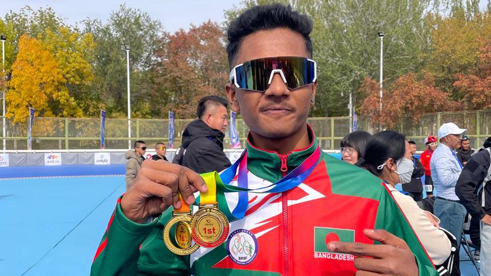 চীনে জোড়া স্বর্ণপদক অর্জন করলেন বগুড়ার নাবীয়্যূন ইসলাম পৃথিবী - Chief TV