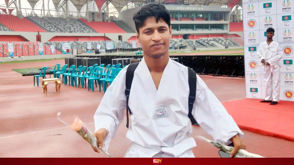 তায়কোয়ান্দো খেলতে দুবাই যাচ্ছেন নান্দাইলের প্রতিবন্ধী সোহেল - Chief TV