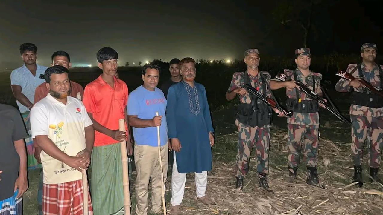 জামালপুর সীমান্তে পুশইন ঠেকাতে রাতভর পাহারায় গ্রামবাসী - Cjhief TV