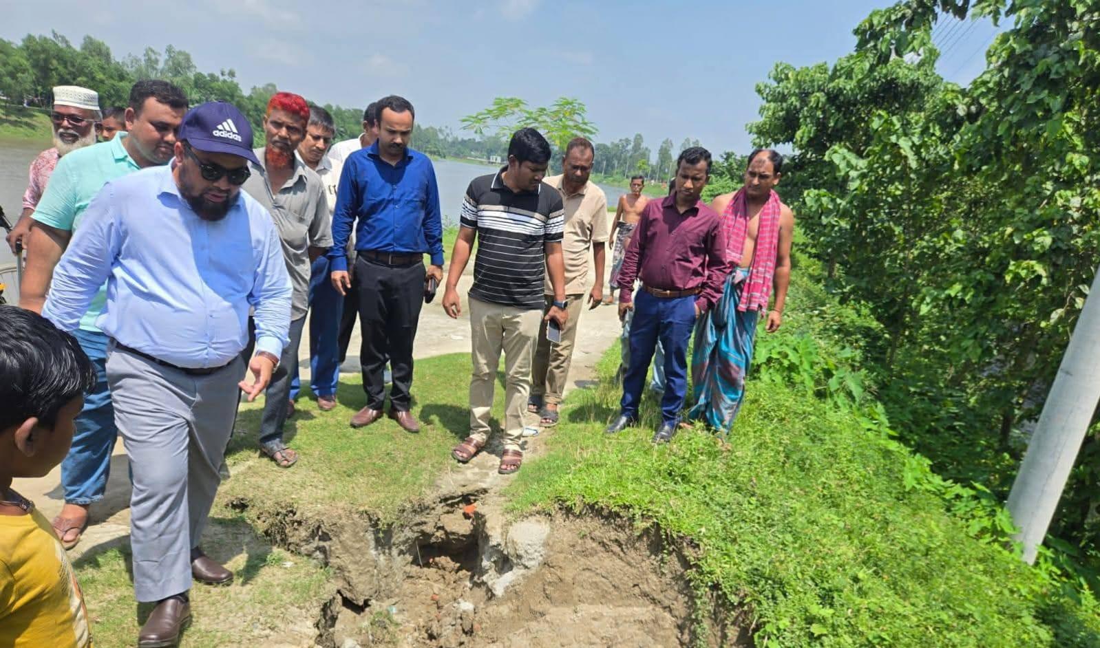 ঘাঘটের ভাঙনে ঝুঁকিতে গাইবান্ধা শহররক্ষা বাঁধ-chief tv
