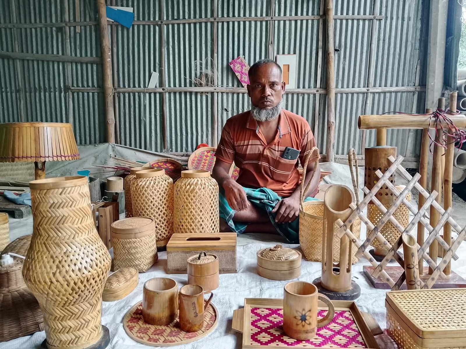 নীলফামারীর বাঁশের পণ্য যাচ্ছে বিদেশে, বদলাচ্ছে ভাগ্য-chief tv